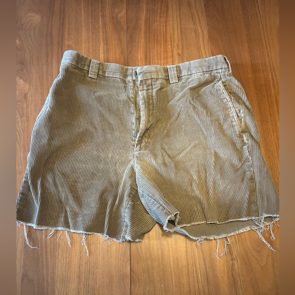 Vintage Men’s L.L. Bean Brown Corduroy Cut-off Shorts